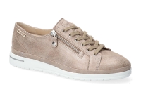 chaussure mephisto lacets june taupe clair